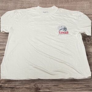 Lucky Skulls White Graphic Men's Tee